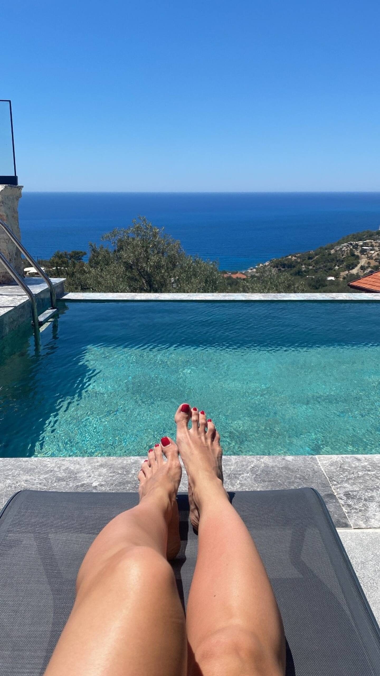 Infinity pool overlooking the Mediterranean